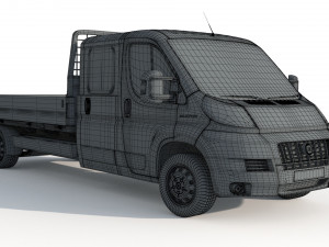 Fiat Ducato Doble Cabina 3Dモデル