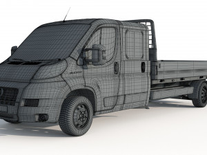Fiat Ducato Doble Cabina 3Dモデル