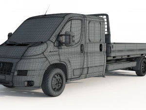 Fiat Ducato Doble Cabina 3D Model