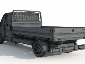 Fiat Ducato Doble Cabina 3Dモデル