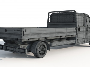 Fiat Ducato Doble Cabina 3Dモデル