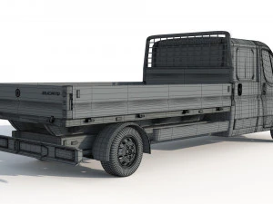 Fiat Ducato Doble Cabina 3D Model