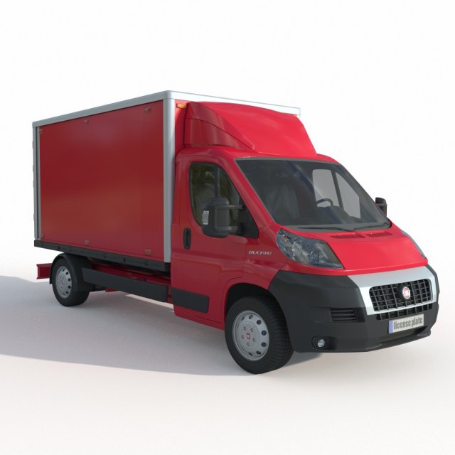 Ducato Double cabin case 3Dモデル .c4d .max .obj .3ds .fbx .stl .blend 