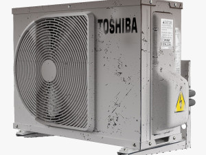 Toshiba air conditioner 3D Models