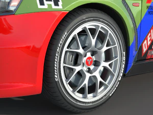 Mitsubishi Lancer Evo X 3D Model