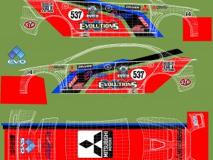 Mitsubishi Lancer Evo X Modelo 3D