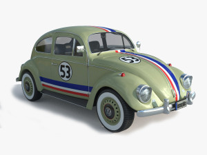 Volkswagen Beetle 1974 3D Models