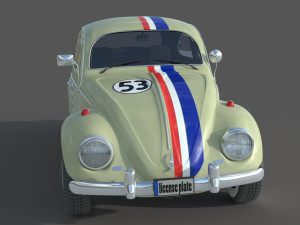 Volkswagen Beetle 1974 Model 3D