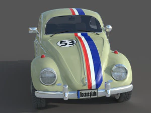 Volkswagen Beetle 1974 3D Model