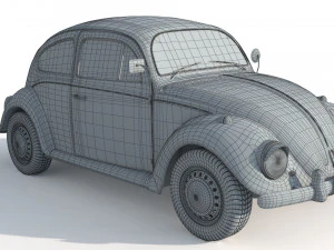 Volkswagen Beetle 1974 3D Model