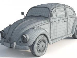Volkswagen Beetle 1974 3D Model