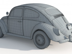 Volkswagen Beetle 1974 Model 3D