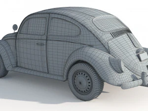 Volkswagen Beetle 1974 3D Model