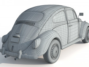 Volkswagen Beetle 1974 Model 3D