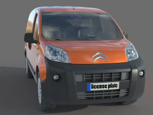 Citroen Nemo Kastenwagen 14 3D Model