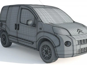 Citroen Nemo Kastenwagen 14 3D Model