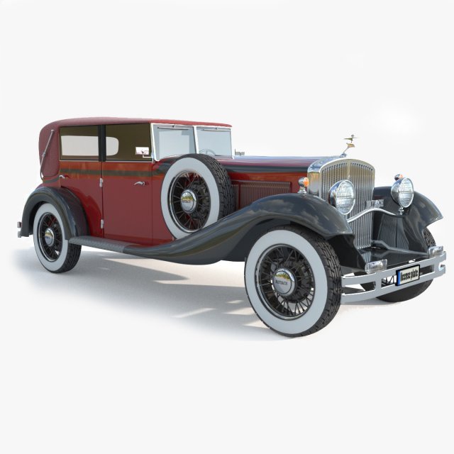 Maybach Zeppelin DS7 Luxury Limousine Model 3D .c4d .max .obj .3ds .fbx .stl .blend 