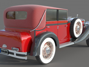 Maybach Zeppelin DS7 Luxury Limousine Model 3D