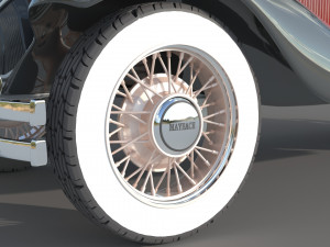 Maybach Zeppelin DS7 Luxury Limousine Model 3D