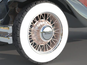 Maybach Zeppelin DS7 Luxury Limousine 3D Model