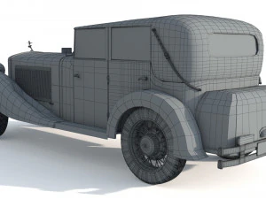 Maybach Zeppelin DS7 Luxury Limousine 3D Model