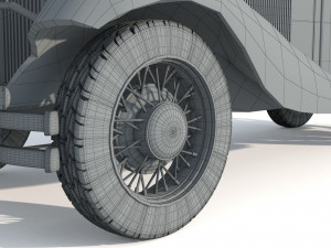 Maybach Zeppelin DS7 Luxury Limousine Model 3D