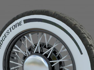 Wheel rim tire 11 3D Model