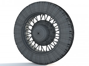 Wheel rim tire 11 Model 3D