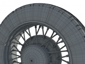 Wheel rim tire 11 Model 3D