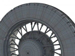 Wheel rim tire 11 3D Model