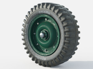 Jeep wheel Rim 3D Model