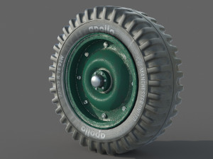 Jeep wheel Rim 3D Model