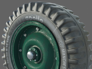 Jeep wheel Rim 3D Model