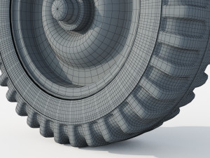 Jeep wheel Rim 3D Model