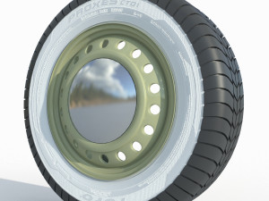 Wheel rim tire 12 3D Models