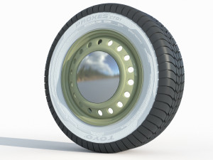 Wheel rim tire 12 Modèle 3D
