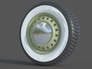 Wheel rim tire 12 Modèle 3D