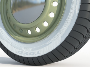 Wheel rim tire 12 Modèle 3D