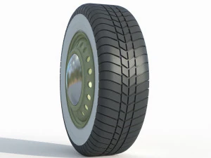 Wheel rim tire 12 3D Model