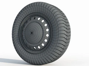 Wheel rim tire 12 3D Model