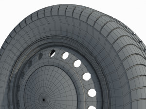 Wheel rim tire 12 Modèle 3D