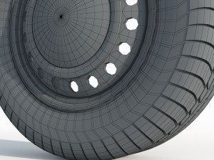 Wheel rim tire 12 Modèle 3D