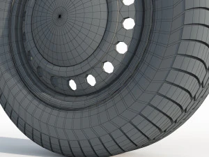 Wheel rim tire 12 3D Model
