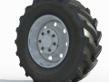 Tractor wheel Rim Tire 1 3D Models