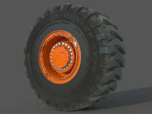 Big Wheel 3D Model