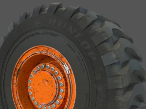 Big Wheel 3D Model