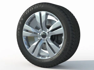 Wheel rim tire 13 3D Model