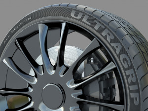 Wheel rim tire 15 Modelo 3D