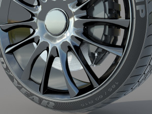 Wheel rim tire 15 Modelo 3D