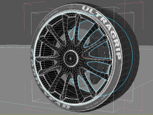 Wheel rim tire 15 Modelo 3D